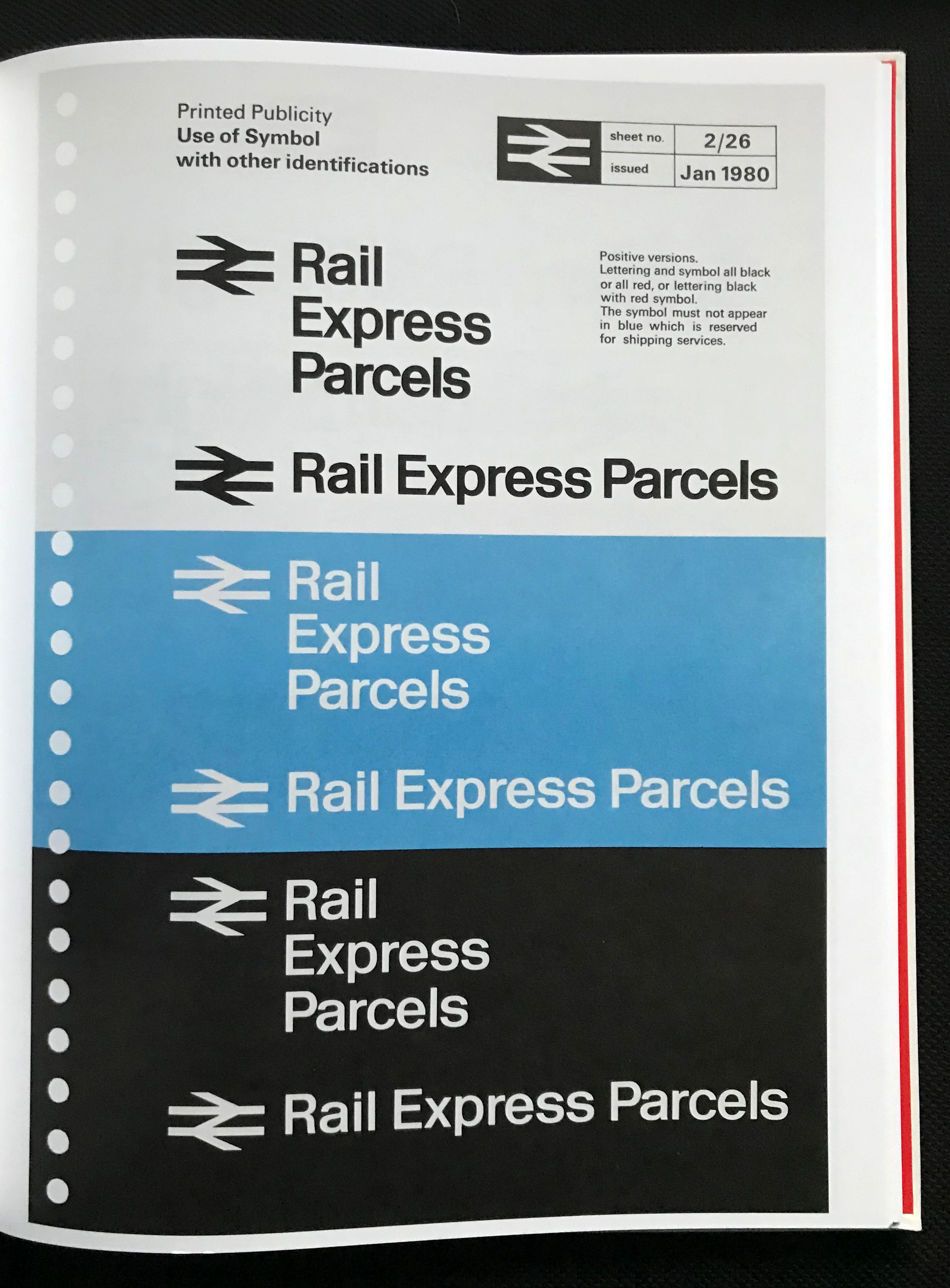 british rail corporate identity page
