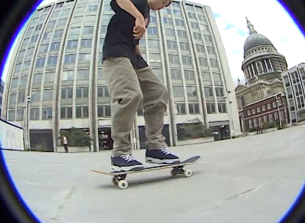 1950s paternoster square skateboarding